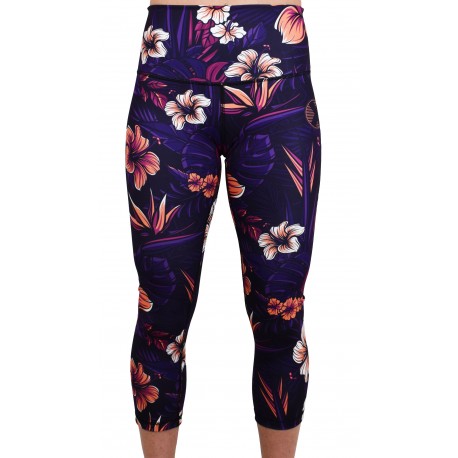 Legging 3/4 taille mi haute femme ALL-OHA multicolor| PROJECT X