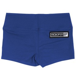 Short ROKFIT Femme taille haute bleu NUIT