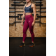 Legging BARBELL REGIMENT Femme THE OLY rouge cerise