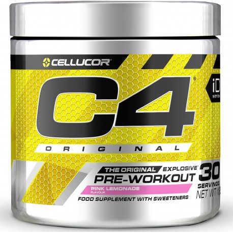 BOOSTER Pre Workout C4 ORIGINAL - 30 servings 204 Gr - PINK LEMONADE| CELLULOR C4