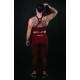 Crop bra CHELSEA model cardinal red| VERY BAD WOD