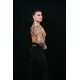 Crop Bra sport high chest jaune gold CHELSEA|VERY BAD WOD