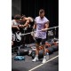 Unisex purple oversized T-Shirt TRAIN HARD STAY COOL | VERY BAD WOD