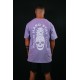 Unisex purple oversized T-Shirt TRAIN HARD STAY COOL | VERY BAD WOD