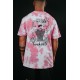 T-Shirt oversize unisexe rose TIE DYE FRENCH WOD | VERY BAD WOD