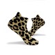 Socquettes marrons LEOPARD PRINT original ANKLE | HEXXEE SOCKS