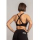 Brassière sport KAMILA noire | BARBELL REGIMENT