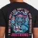 T-shirt sport noir unisexe JUSTHANG - The Monkey of Wisdom
