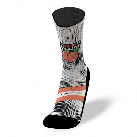 LITHE Deep Squat White Sports Socks – Fun & Cross Training