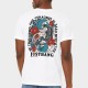 T-shirt sport unisexe Justhang Koi Carp blanc