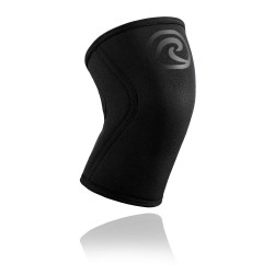 REHBAND Paire Genouillères Noir/Carbon 5 mm