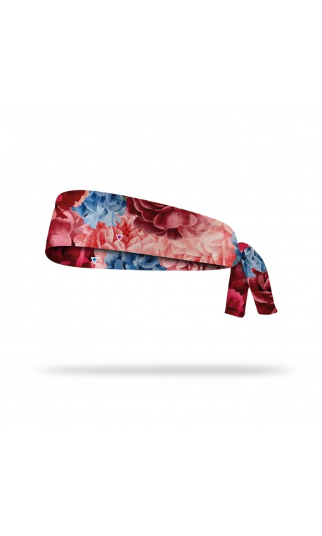 Workout tie headband FLORAL| LITHE APPAREL