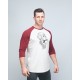 Baseball T-shirt unisexe bordeaux GORILLA OPS| VERY BAD WOD x WILL LENNART TATOO