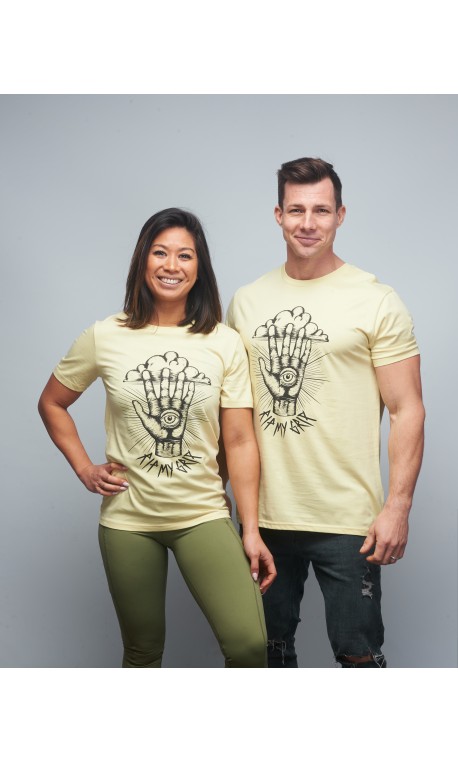 Unisex T-shirt yellow RIP MY GRIP| VERY BAD WOD x WILL LENNART TATOO