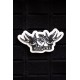 Patch PVC 3D velcro blanc FRAN pour athlète | VERY BAD WOD