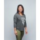 Training 3/4 sleeve t-shirt grey GORILLA OPS for women | VERY BAD WOD x WILL LENNART TATOO