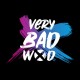  VERY BAD WOD T-shirt 3/4 Unisexe noir et blanc BRUSH Original